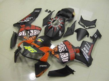CBR 600 RR 2005-2006 Verkleidungen - Matt Schwarzer Rossi