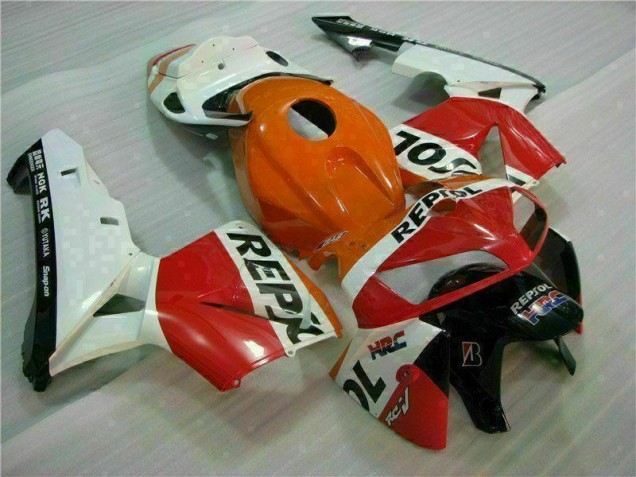 CBR 600 RR 2005-2006 Verkleidungen - Orange Schwarz Repsol CBR 600 RR 2005-2006 Verkleidungen - Orange Schwarz Repsol