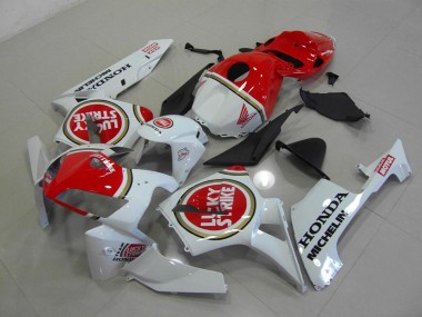 CBR 600 RR 2005-2006 Verkleidungen - Perl Weiß Lucky Strike