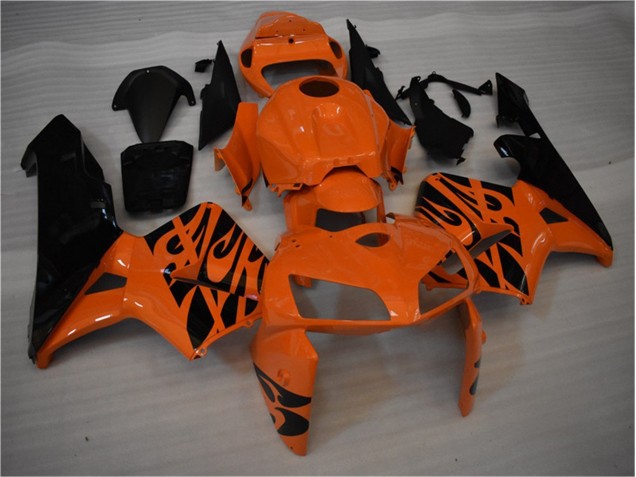 CBR 600 RR 2005-2006 Verkleidungen & Plastik - Orange Schwarz