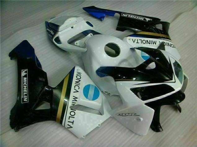 CBR 600 RR 2005-2006 Verkleidungen & Plastik - Weiß Schwarz