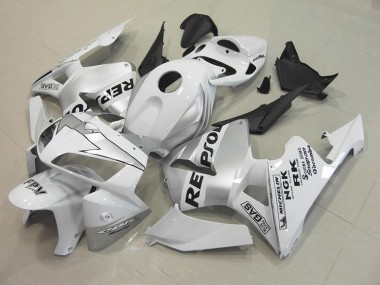 CBR 600 RR 2005-2006 Verkleidungen - Repsol Weiß Silber