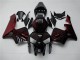 CBR 600 RR 2005-2006 Verkleidungen - Rot Flamme Schwarz