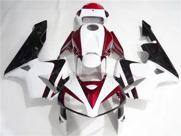 CBR 600 RR 2005-2006 Verkleidungen - Rot Weiß Schwarz