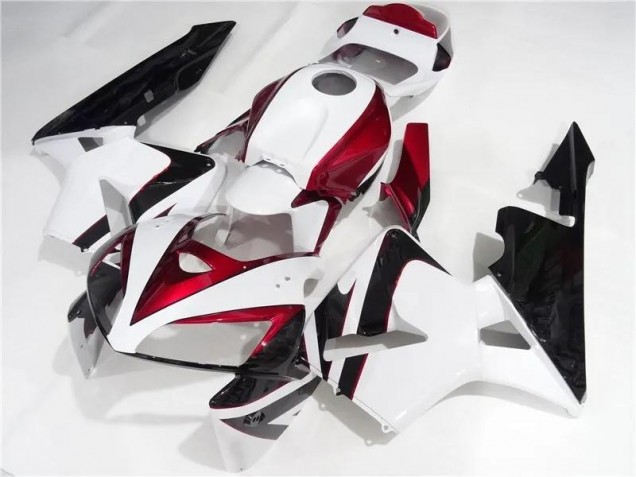 CBR 600 RR 2005-2006 Verkleidungen - Rot Weiß Schwarz
