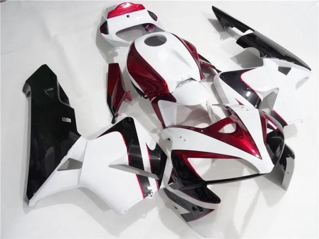CBR 600 RR 2005-2006 Verkleidungen - Rot Weiß Schwarz