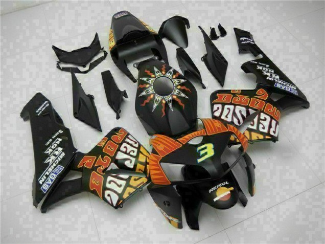 CBR 600 RR 2005-2006 Verkleidungen - Schwarz CBR 600 RR 2005-2006 Verkleidungen - Schwarz