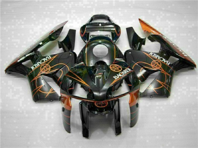 CBR 600 RR 2005-2006 Verkleidungen - Schwarz Orange BACARDI CBR 600 RR 2005-2006 Verkleidungen - Schwarz Orange BACARDI