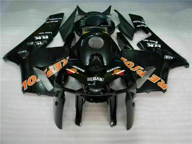 CBR 600 RR 2005-2006 Verkleidungen - Schwarz Repsol