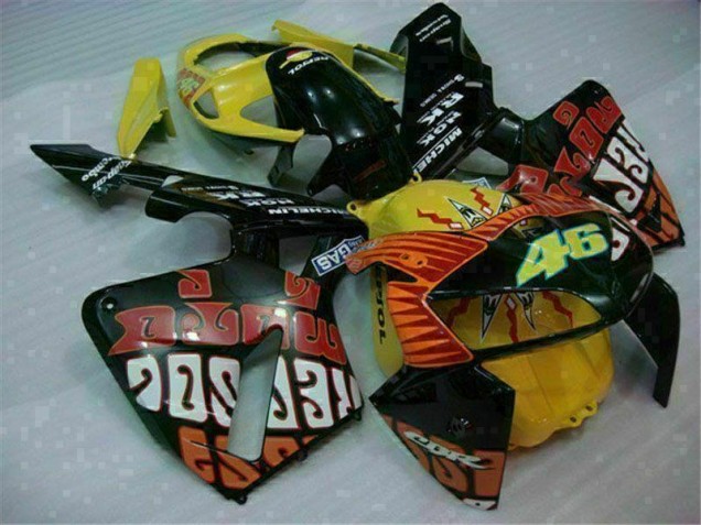 CBR 600 RR 2005-2006 Verkleidungen - Schwarz Rot Gelb 46 CBR 600 RR 2005-2006 Verkleidungen - Schwarz Rot Gelb 46