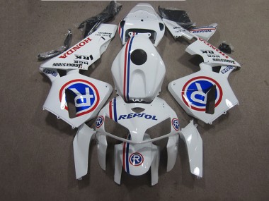 CBR 600 RR 2005-2006 Verkleidungen - Weiß Blau Repsol