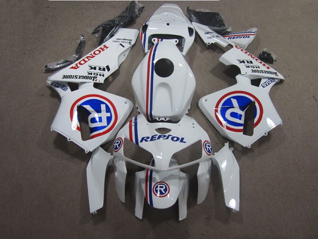 CBR 600 RR 2005-2006 Verkleidungen - Weiß Blau Repsol