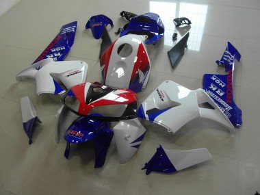 CBR 600 RR 2005-2006 Verkleidungen - Weiß Blau Rot HRC