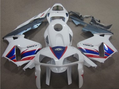 CBR 600 RR 2005-2006 Verkleidungen - Weiß Blau Rot