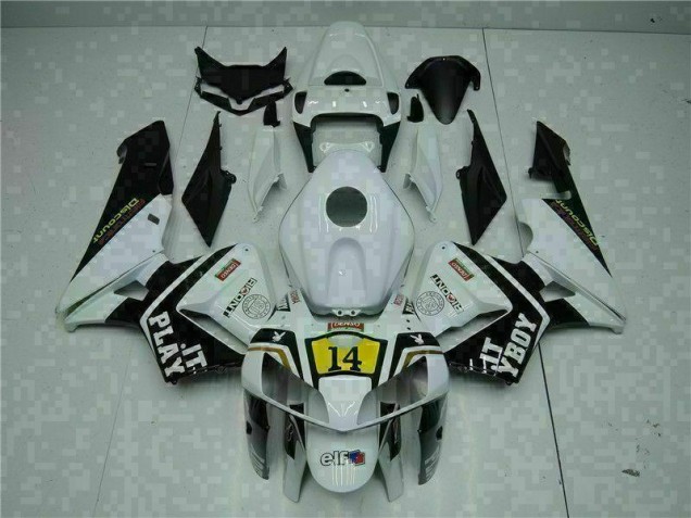 CBR 600 RR 2005-2006 Verkleidungen - Weiß Playboy 14