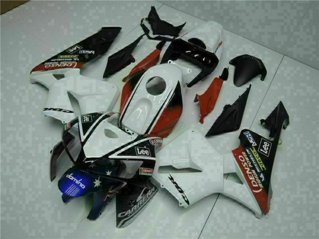 CBR 600 RR 2005-2006 Verkleidungen - Weiß Rot Schwarz Lee CBR 600 RR 2005-2006 Verkleidungen - Weiß Rot Schwarz Lee