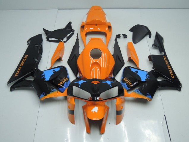 CBR 600 RR 2005-2006 VollVerkleidungen & Plastik - Orange Schwarz CBR 600 RR 2005-2006 VollVerkleidungen & Plastik - Orange Schwarz