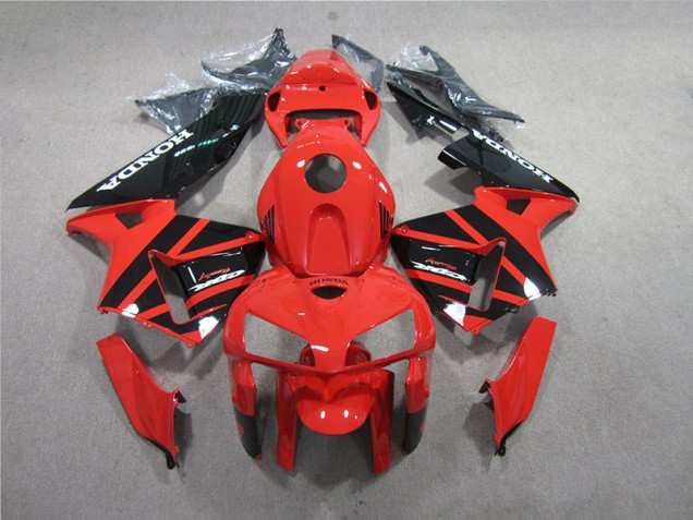 CBR 600 RR 2005-2006 VollVerkleidungen & Plastik - Rot Schwarz