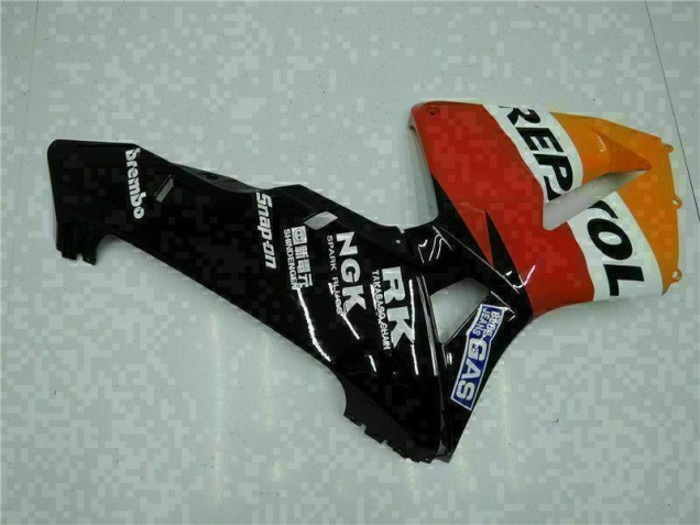 CBR 600 RR 2005-2006 Vollverkleidung - Orange Schwarz Repsol
