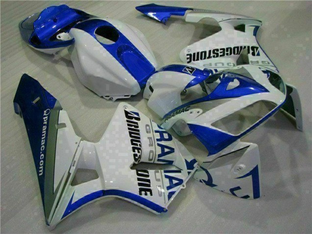 CBR 600 RR 2005-2006 Vollverkleidung - Weiß Blau