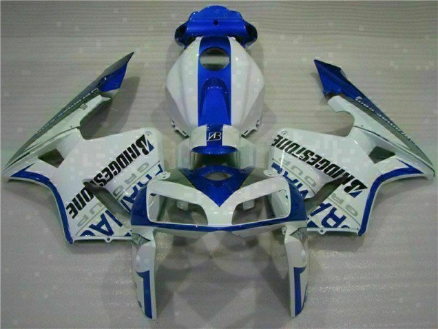 CBR 600 RR 2005-2006 Vollverkleidung - Weiß Blau