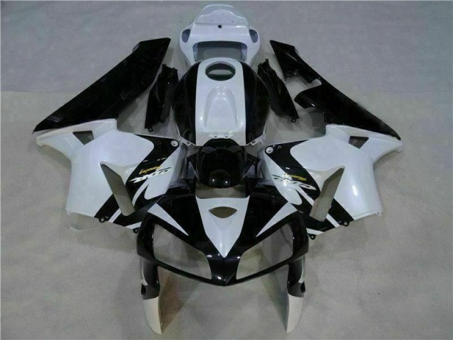 CBR 600 RR 2005-2006 Vollverkleidung - Weiß Schwarz CBR 600 RR 2005-2006 Vollverkleidung - Weiß Schwarz