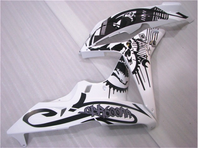 CBR 600 RR 2007-2008 Verkleidung - Schwarz Weiß CBR 600 RR 2007-2008 Verkleidung - Schwarz Weiß