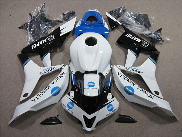 CBR 600 RR 2007-2008 Verkleidungen - Blau Weiß Schwarz Konica Minolta MAPEI