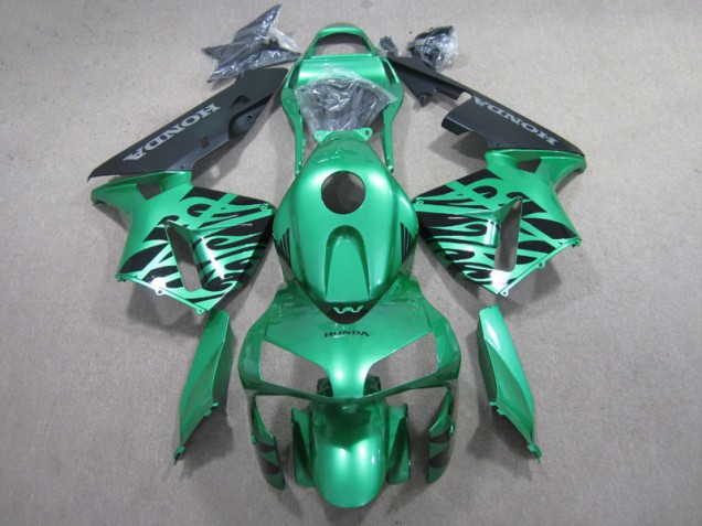 CBR 600 RR 2007-2008 Verkleidungen - Grün Schwarz CBR 600 RR 2007-2008 Verkleidungen - Grün Schwarz