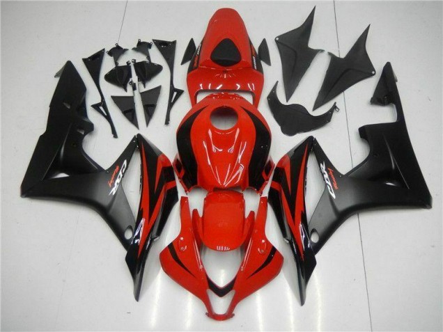 CBR 600 RR 2007-2008 Verkleidungen Komplett Sets - Schwarz Rot CBR 600 RR 2007-2008 Verkleidungen Komplett Sets - Schwarz Rot