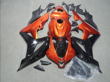 CBR 600 RR 2007-2008 Verkleidungen - Orange Schwarz