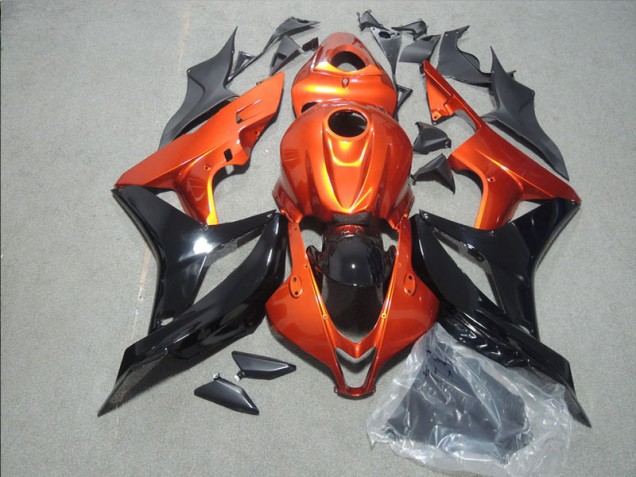 CBR 600 RR 2007-2008 Verkleidungen - Orange Schwarz CBR 600 RR 2007-2008 Verkleidungen - Orange Schwarz