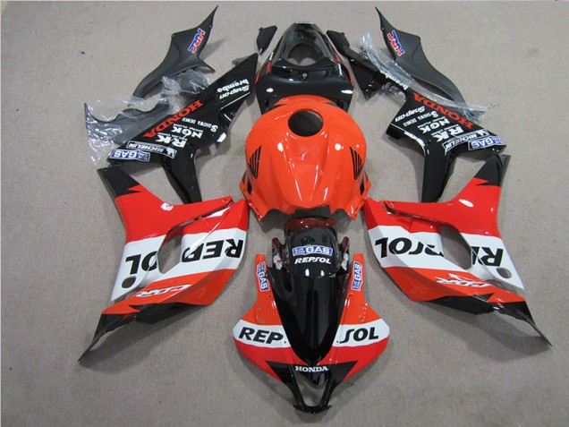 CBR 600 RR 2007-2008 Verkleidungen - Orange Schwarz Repsol CBR 600 RR 2007-2008 Verkleidungen - Orange Schwarz Repsol