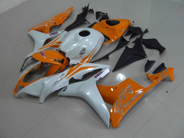 CBR 600 RR 2007-2008 Verkleidungen - Perl Weiß Orange CBR 600 RR 2007-2008 Verkleidungen - Perl Weiß Orange