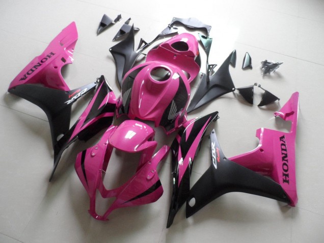 CBR 600 RR 2007-2008 Verkleidungen - Rosa Schwarz CBR 600 RR 2007-2008 Verkleidungen - Rosa Schwarz