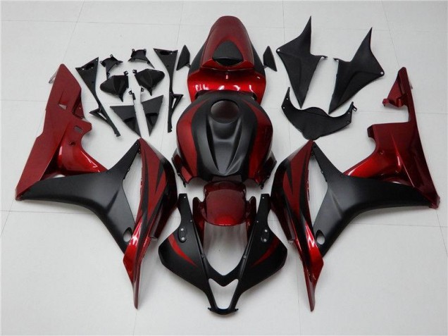 CBR 600 RR 2007-2008 Verkleidungen - Rot Schwarz CBR 600 RR 2007-2008 Verkleidungen - Rot Schwarz