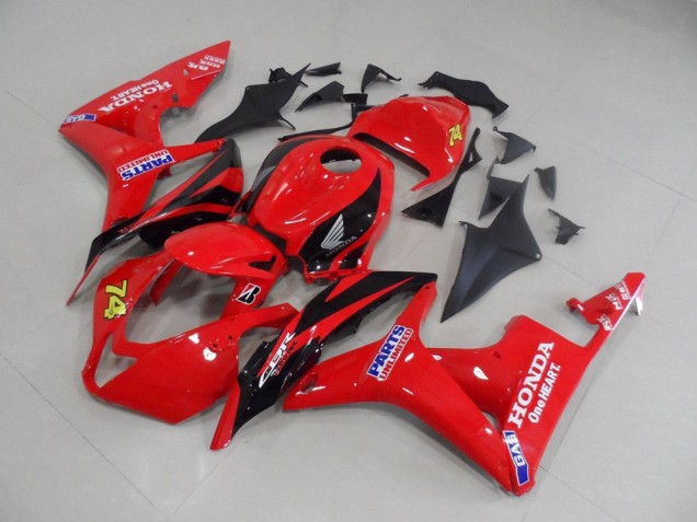 CBR 600 RR 2007-2008 Verkleidungen - Rot Schwarz Rennen CBR 600 RR 2007-2008 Verkleidungen - Rot Schwarz Rennen