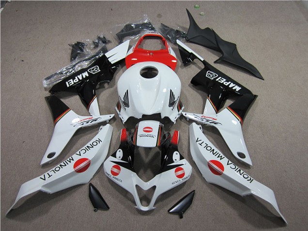 CBR 600 RR 2007-2008 Verkleidungen - Rot Weiß Schwarz Konica Minolta MAPEI CBR 600 RR 2007-2008 Verkleidungen - Rot Weiß Schwarz Konica Minolta MAPEI