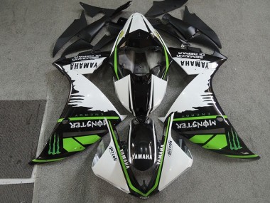 CBR 600 RR 2007-2008 Verkleidungen - Schwarz Weißes Monster Pizzoli