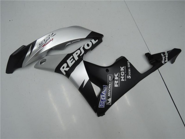 CBR 600 RR 2007-2008 Verkleidungen - Silber Repsol Schwarz