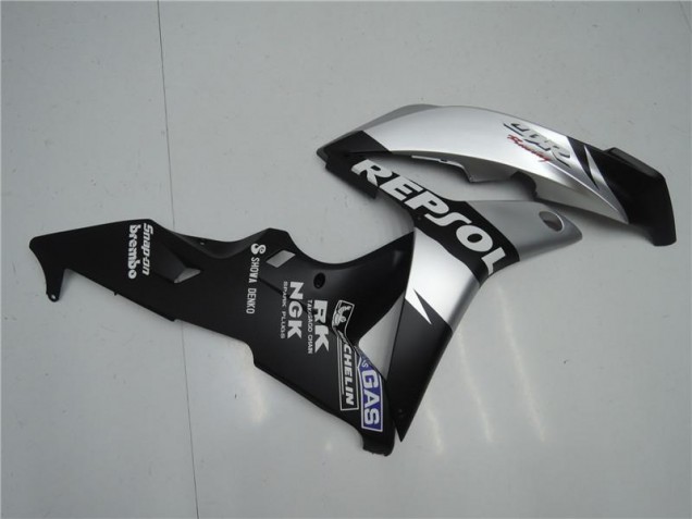 CBR 600 RR 2007-2008 Verkleidungen - Silber Repsol Schwarz