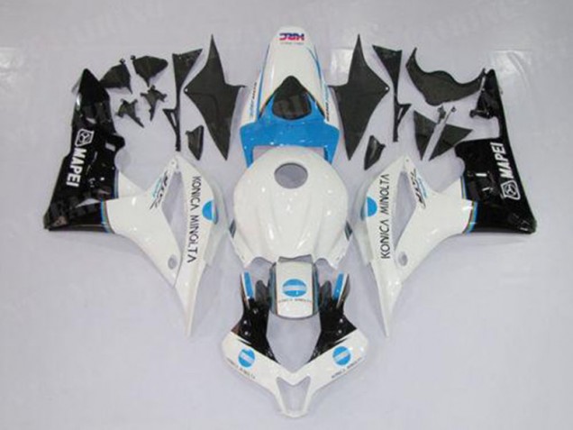 CBR 600 RR 2007-2008 Verkleidungen - Weiß Blau Schwarz CBR 600 RR 2007-2008 Verkleidungen - Weiß Blau Schwarz