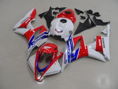 CBR 600 RR 2007-2008 Verkleidungen - Weiß Rot Blau Motul