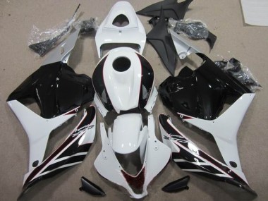 CBR 600 RR 2009-2012 Verkleidung - Schwarz Weiß