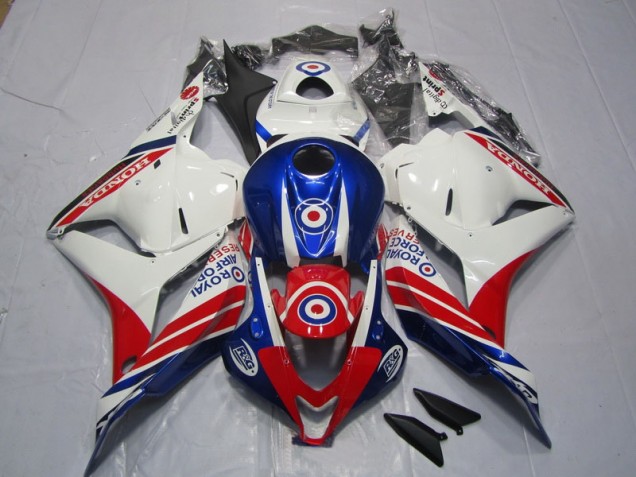 CBR 600 RR 2009-2012 Verkleidung - Weiß Blau Rot