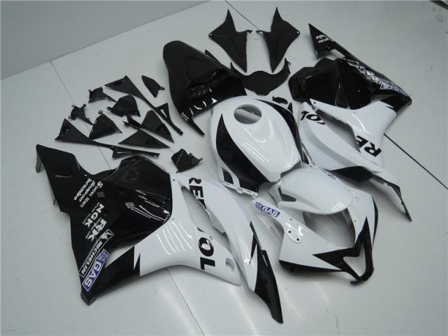 CBR 600 RR 2009-2012 Verkleidung - Weiß Schwarz CBR 600 RR 2009-2012 Verkleidung - Weiß Schwarz