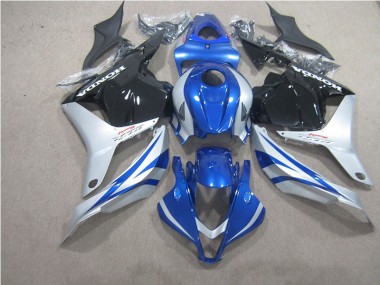 CBR 600 RR 2009-2012 Verkleidungen - Blau Silber Schwarz