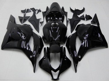 CBR 600 RR 2009-2012 Verkleidungen - Glänzend Schwarz