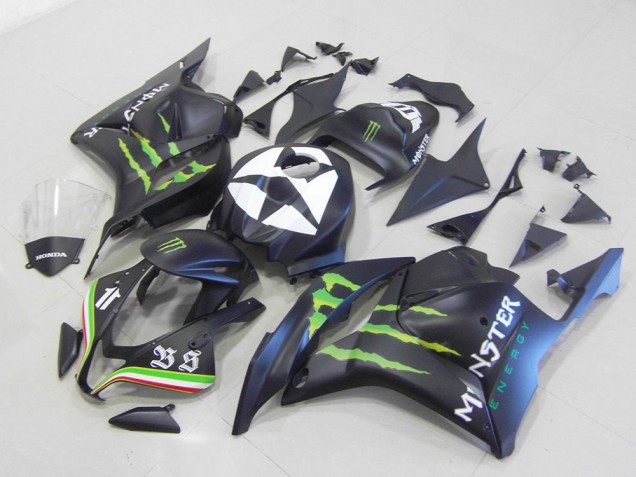 CBR 600 RR 2009-2012 Verkleidungen - Monster Matt Schwarz CBR 600 RR 2009-2012 Verkleidungen - Monster Matt Schwarz