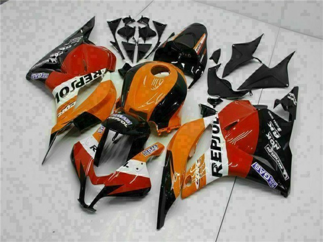 CBR 600 RR 2009-2012 Verkleidungen - Orange Repsol